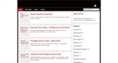 Desktop Screenshot of buildingtheergonomicguitar.com